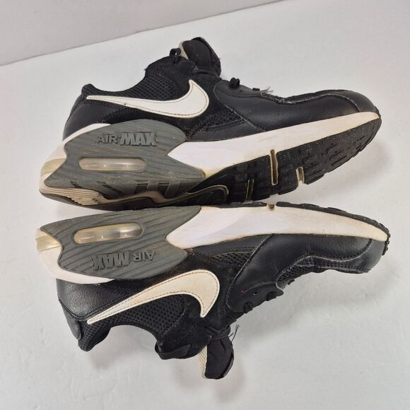 NIKE Air Max Excee Black White Casual Running Sneakers Men's 8 - Picture 8 of 11
